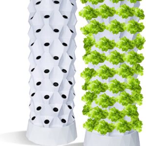 80-Port Vertical Hydroponic Tower 30L Home Garden Hydroponic Growing System kit