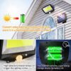 50000LM LED Solar Motion Sensor Light Outdoor Garden Wall Security Flood Lamp - Image 2