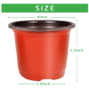 100Pcs 4 Inches Garden Plastic Planter Nursery Pots with Flower Plant Container - Image 2