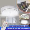 Mejor Lampara Solar Para la Casa con Panel Luz De Techo Impermeable C/C Remoto - Image 4