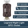 Legrand Radiant 15A, Self-Test GFCI Outlet, With a Built-In Night Light - Image 2