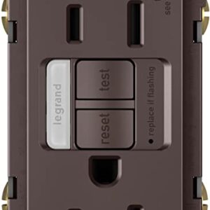 Legrand Radiant 15A, Self-Test GFCI Outlet, With a Built-In Night Light