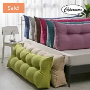 Double pillows Simple bed