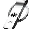 2TB USB Flash Drive, High Speed Portable USB Thumb Drive, 2000GB Waterproof Large Data Storage USB Flash Memory Stick, Pen Drive Jump Drive Storage with Keychain - Image 2