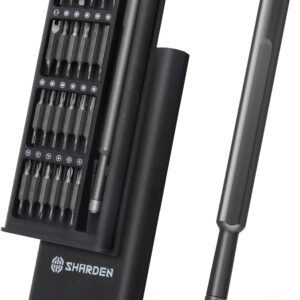 SHARDEN Precision Screwdriver Set 49 in 1 Small Screwdriver Set Magnetic Screwdriver Kit Electronic Repair Tool kit for Laptop, iPhone, Computer, PS5, PS4, Xbox, Cell Phone, MacBook, Eyeglass, Watch