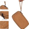 Electronic Organizer Travel Cable Accessories Case, Electronic Organizer Bag, Waterproof Electronic Accessories Organizer Case for Power Bank, Charging Cords, Chargers, Earphone, USB Cable - Brown - Image 7