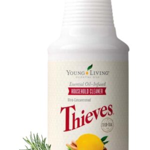Thieves Household Cleaner by Young Living - Natural Plant-Based Formula, Versatile Ultra-Concentrated Cleaning Solution, Aromatic Autumn Spice Scent - 14.4 Fluid Ounces