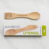 U Konserve Bamboo Utensil Spork - Reusable Cutlery Spoon and Fork - Natural Lightweight Wood for Zero Waste Lunchbox and Travel - Eco-Friendly - BPA Free - Image 2