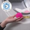 S&T INC. Reusable Dryer Balls, Fabric Softener for Laundry, Pink, 2.5 in, 4 Pack - Image 2