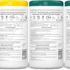 Amazon Basics Disinfecting Wipes, Lemon & Fresh Scent, Sanitizes/Cleans/Disinfects/Deodorizes, 340 Count (4 Packs of 85) - Image 2