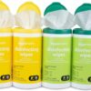 Amazon Basics Disinfecting Wipes, Lemon & Fresh Scent, Sanitizes/Cleans/Disinfects/Deodorizes, 340 Count (4 Packs of 85) - Image 3