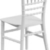 EMMA + OLIVER Child’s All Occasion White Resin Chiavari Chair for Home or Home Based Rental Business - Image 3