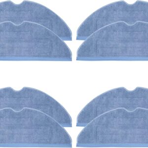 Home Times Vacuum Mop Replacement Pads for Roborock S7 MaxV S7 MaxV Plus T7S T7S Plus S7 Reusable Hard Floor Expert Wet Replacement Microfiber Soft Pad (8)