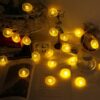 Novelty Lemon Decor Fairy String Lights with 20 LED, Battery Operated Warm Twinkle Christmas String Lights for Kitchen,Party,Wedding,Festival,Home Decorations,13ft/4m (Provide Two Extra Lemon Slices) - Image 3